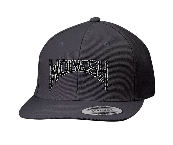 Charcoal Embroidered Hat